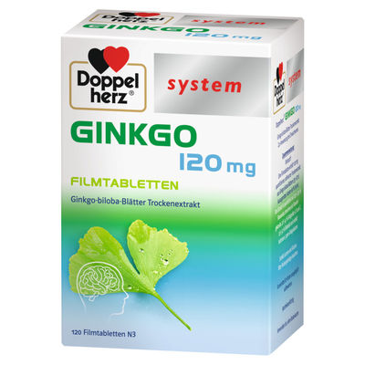 DOPPELHERZ Ginkgo 120 mg system Filmtabletten
