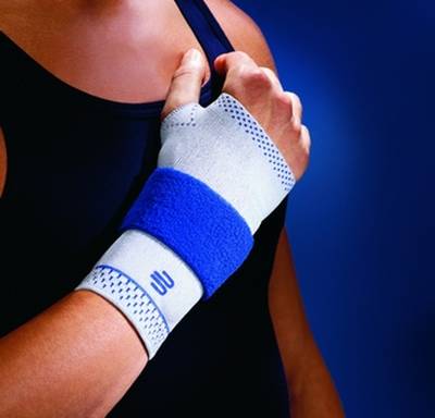 MANUTRAIN Handgelenkbandage links Gr.6 titan