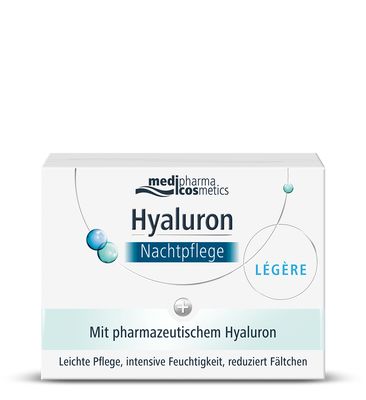 HYALURON NACHTPFLEGE legere Creme im Tiegel