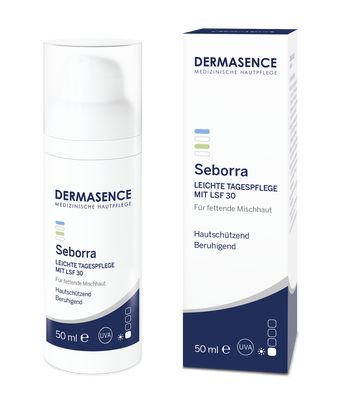 DERMASENCE Seborra Leichte Tagespflege mit LSF 30