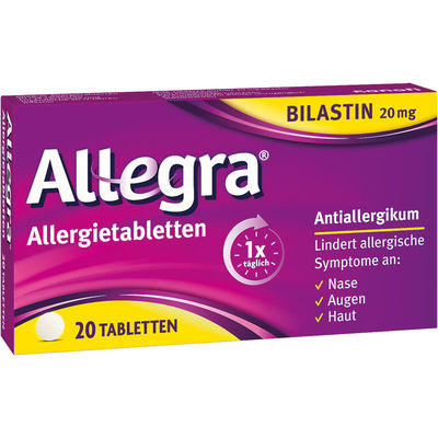 ALLEGRA Allergietabletten 20 mg Tabletten