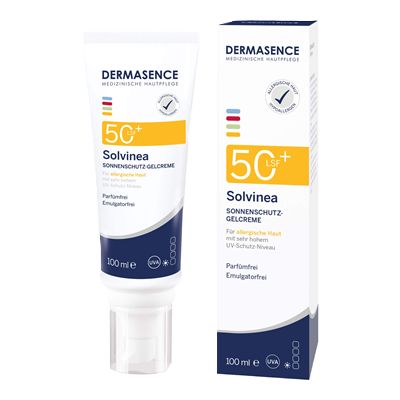 DERMASENCE Solvinea Sonnenschutz-Gelcreme LSF 50+