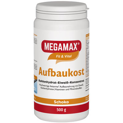 MEGAMAX Aufbaukost Schoko Pulver