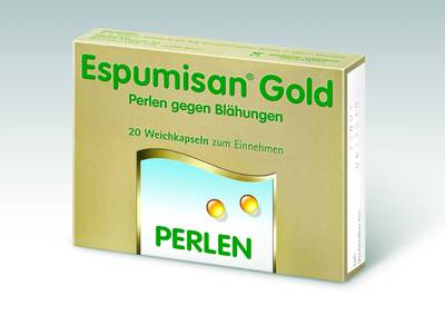 ESPUMISAN Gold Perlen gegen Blhungen