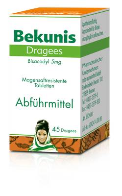 BEKUNIS Dragees Bisacodyl 5 mg magensaftres.Tabl.