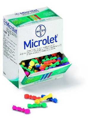 MICROLET Lanzetten farbig